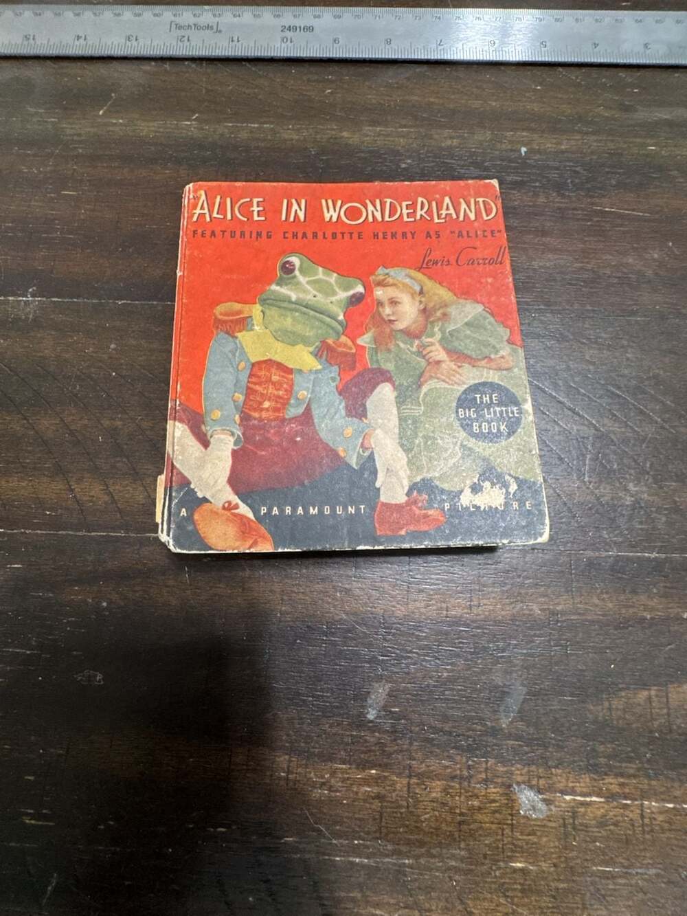 Alice in Wonderland The Big Little Book Lewis Carroll 1934